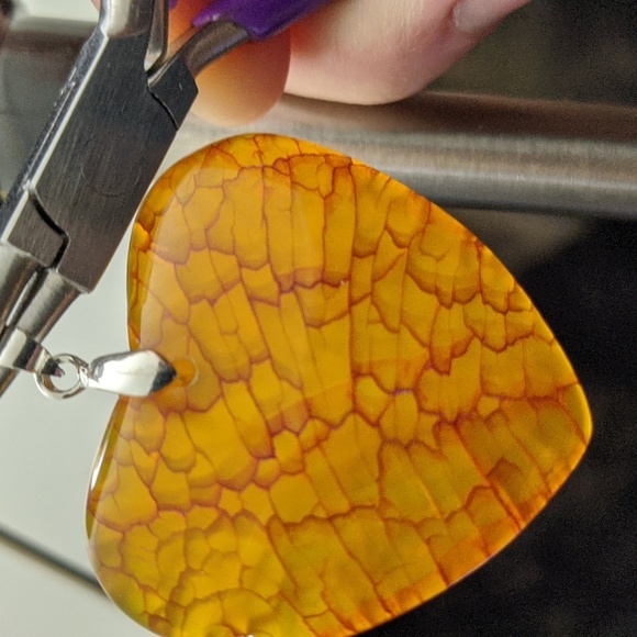 Dragon Veins Stones - custom jewelry design option included* - Picture 2 of 10